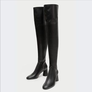 Brand New In Box, Zara TRF Over The Knee Boots